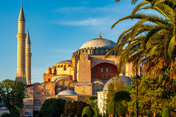 Hagia Sophia Grand Mosque in center of Istanbul, Turkey