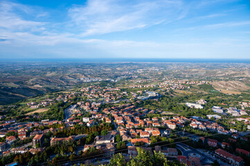 Panoramic view of San Marino
