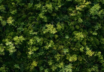 Green Mossy Grass Texture Background
