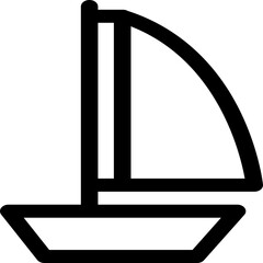 Single isolated icon with outline style icon on white background