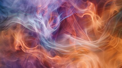 Fototapeta premium Mesmerizing Swirled Colors and Abstract Shapes