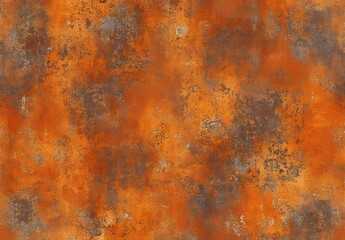 Fototapeta premium Seamless Orange Rusty Metal Texture