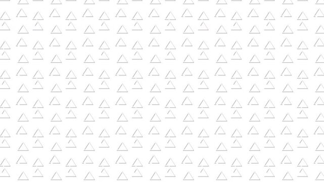 Geometric Shape Triangle Trim Path Pattern on White Background, template elements for pattern video, shapes burst motion. Ideal for presentations, advertisements, and creative projects