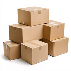 cardboard boxes