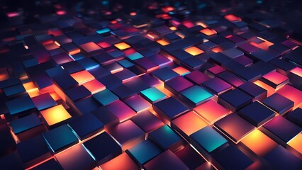 abstract background with cubes
