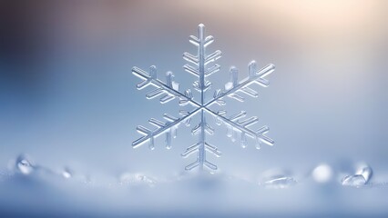 blue background with snowflakes