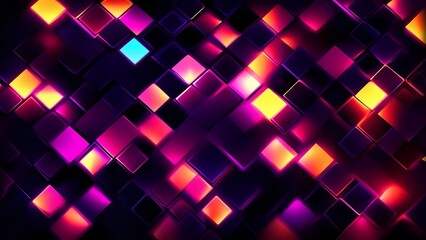 abstract background with glowing lights