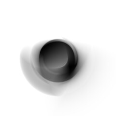 Sci-Fi Abstract Fluid Shapes in Motion Isolated Clipart