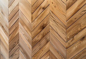 Modern Chevron Wood Wall Paneling Texture