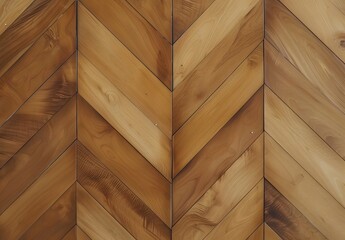 Modern Chevron Wood Wall Paneling Texture
