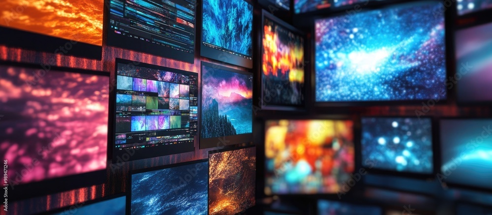 Poster 4k resolution display showcasing a comparison of various screen resolutions