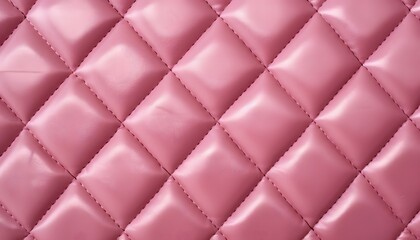 Pink Quilted Velvet Fabric Background Seamless Pattern