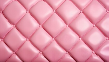Pink Quilted Velvet Fabric Background With Buttons