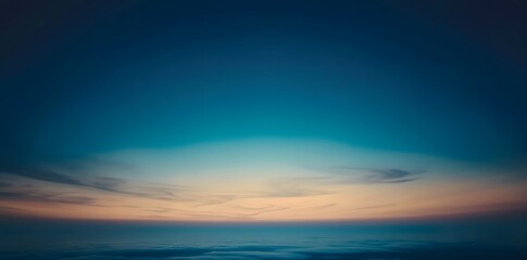 Obraz premium Abstract Blue and Beige Gradient Sky Background