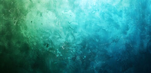 Abstract Blue Green Gradient Texture Background