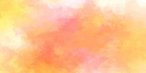 abstract colorful background with bokeh .Delicate sepia background with paint stains watercolor texture .subtle watercolor pink yellow blue gradient illustration.	