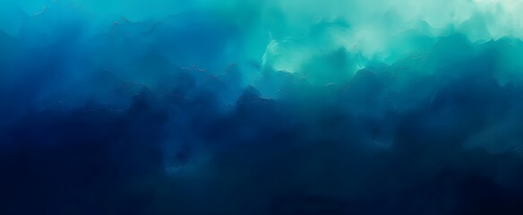 Obraz premium Abstract Gradient Background - Dark Blue & Teal Blur