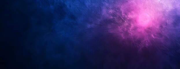 Abstract Grainy Gradient Background With Pink Glow