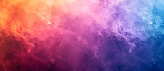 Abstract Gradient Background with Blue, Purple, and Orange Colors