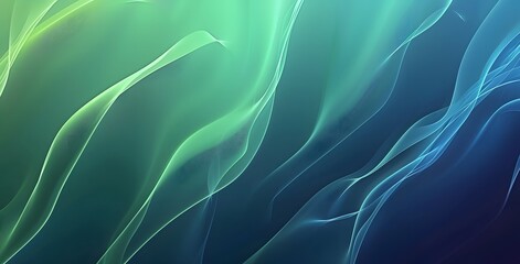 Abstract Green Blue Gradient Minimalist Background