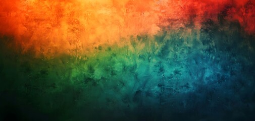 Obraz premium Abstract Gradient Background - Orange, Green, Blue Tones