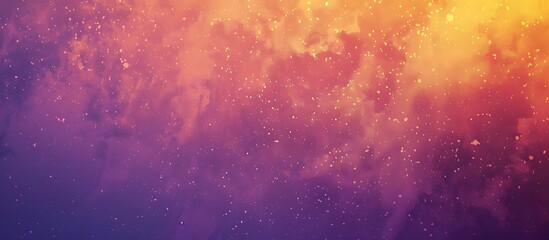 Naklejka premium Abstract Purple Orange Grainy Gradient Background