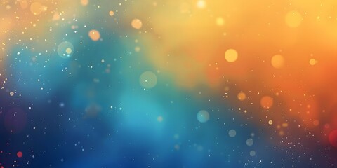 Fototapeta premium Abstract Gradient Background with Blue, Yellow, and Orange Colors