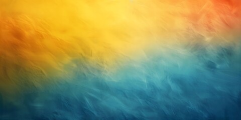 Abstract Gradient Background Yellow Blue Orange