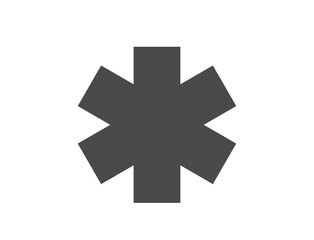 Obraz premium emergency medicine icon. medical and healthcare symbols. isolated vector image in simple style