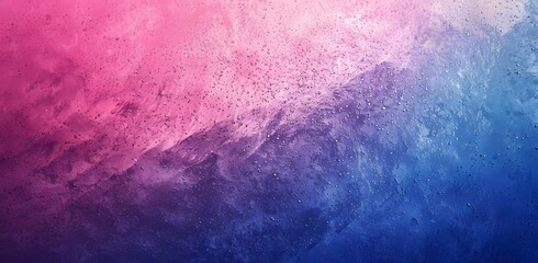 Fototapeta premium Grainy Abstract Gradient Background in Blue, Pink, and Purple