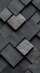Slate tile texture, dark grey pattern