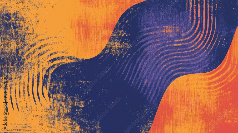 Poster abstract backdrop with an area designated for text insertion