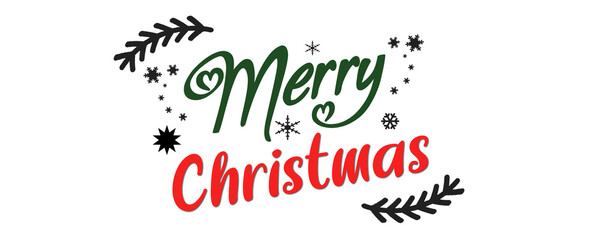 Merry Christmas Title banner