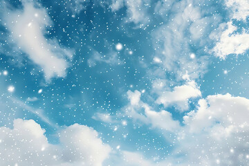 Obraz premium blue sky with clouds