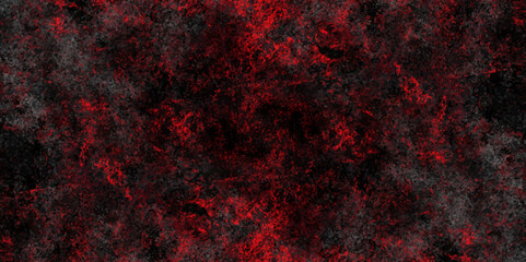 Trendy living red color texture of a concrete wall with cracks and scratches. limestone textured background. Decorative red panoramic background texture. Vintage texture of plaster or grungy marble.