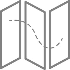 Single isolated icon with outline style icon on white background