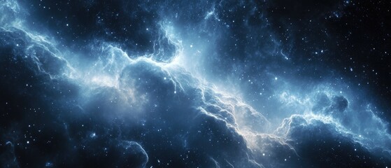 Obraz premium Abstract cosmic background featuring celestial elements