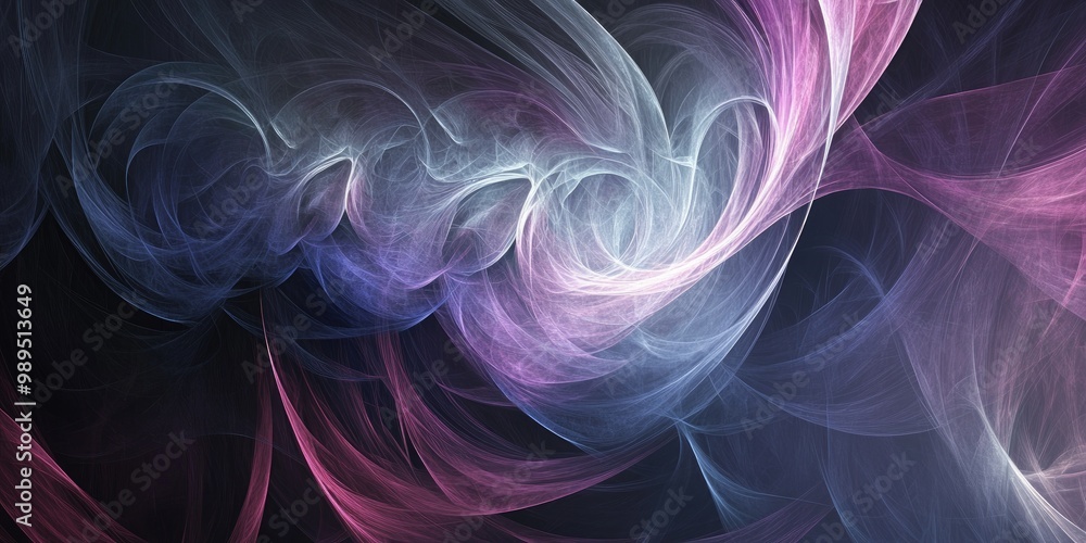 Poster abstract futuristic fractal background suitable for design and networking applications