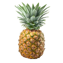 Fototapeta premium Pineapple Isolated On A Transparent Background
