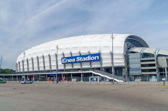Poznan, Poland - July 18, 2024: The Stadion Poznan (Poznan Stadium).