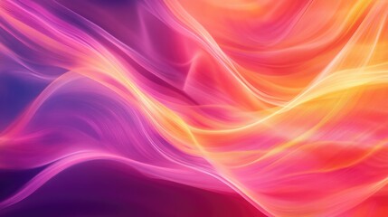 Luxurious Light Movement. Glowing Golden Waves in Elegant Abstract Design