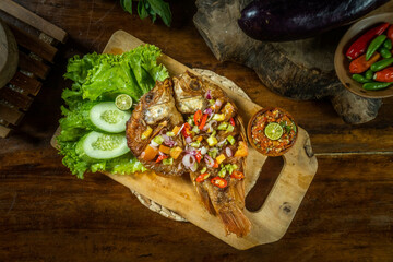 Nusantara indonesian traditional authentic food