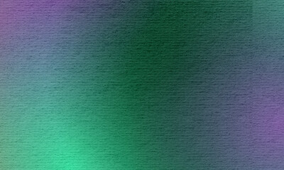 Abstract green and purple gradient background with textured appearance for artistic projects
