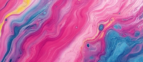 Naklejka premium Abstract acrylic background featuring marble style paint stroke textures Ideal for web and game design this grunge mud art captures the essence of hand painted artwork Macro view of surrealistic s