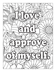 Relax yourself with our inspiring quote coloring pages! Proverbs, Sayings, Famous quotes included into beautiful and various patterns to color. Motivational quote coloring page. Inspirational quotes.