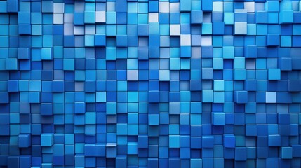 Blue Geometric Patterns: Abstract Background with Futuristic Structure