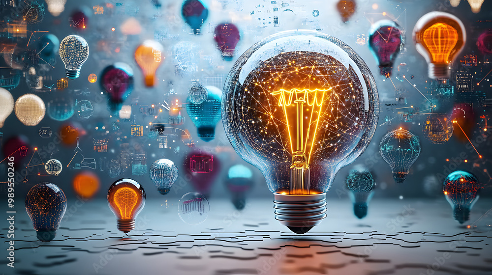 Poster scalability and innovation design focusing on disruptive technologies and sustainable growth strateg