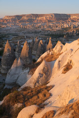 paisagem capadocia montanhas rocha 