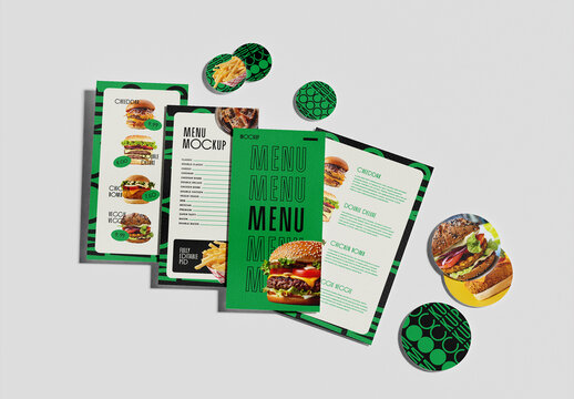 Fast Food Menu Mockup