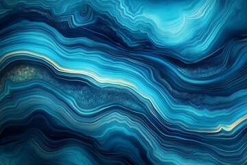 Obraz premium Marble ink colorful. Blue marble pattern texture abstract background. can be used for background or wallpaper